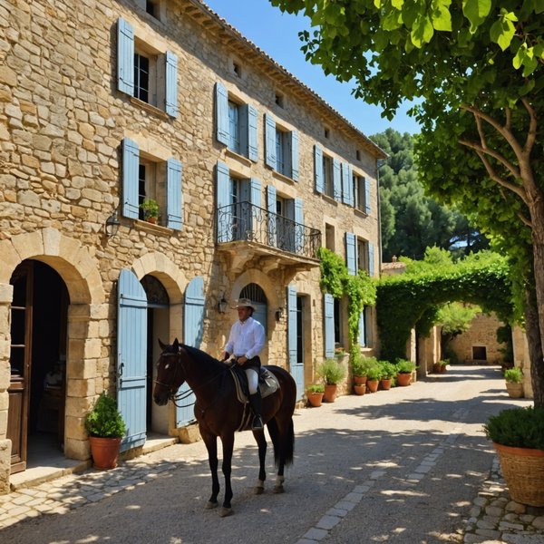 Où trouver une maison de vacances en Provence avec des ateliers de cuisine et des balades à cheval?