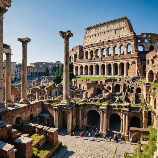 Comment organiser une visite des sites historiques de la Rome antique en Italie ?